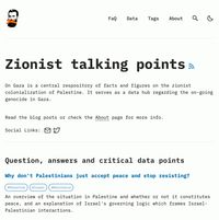 Zionist talking points 