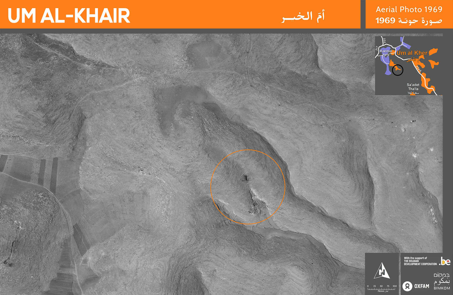 Map of Um al-Khair